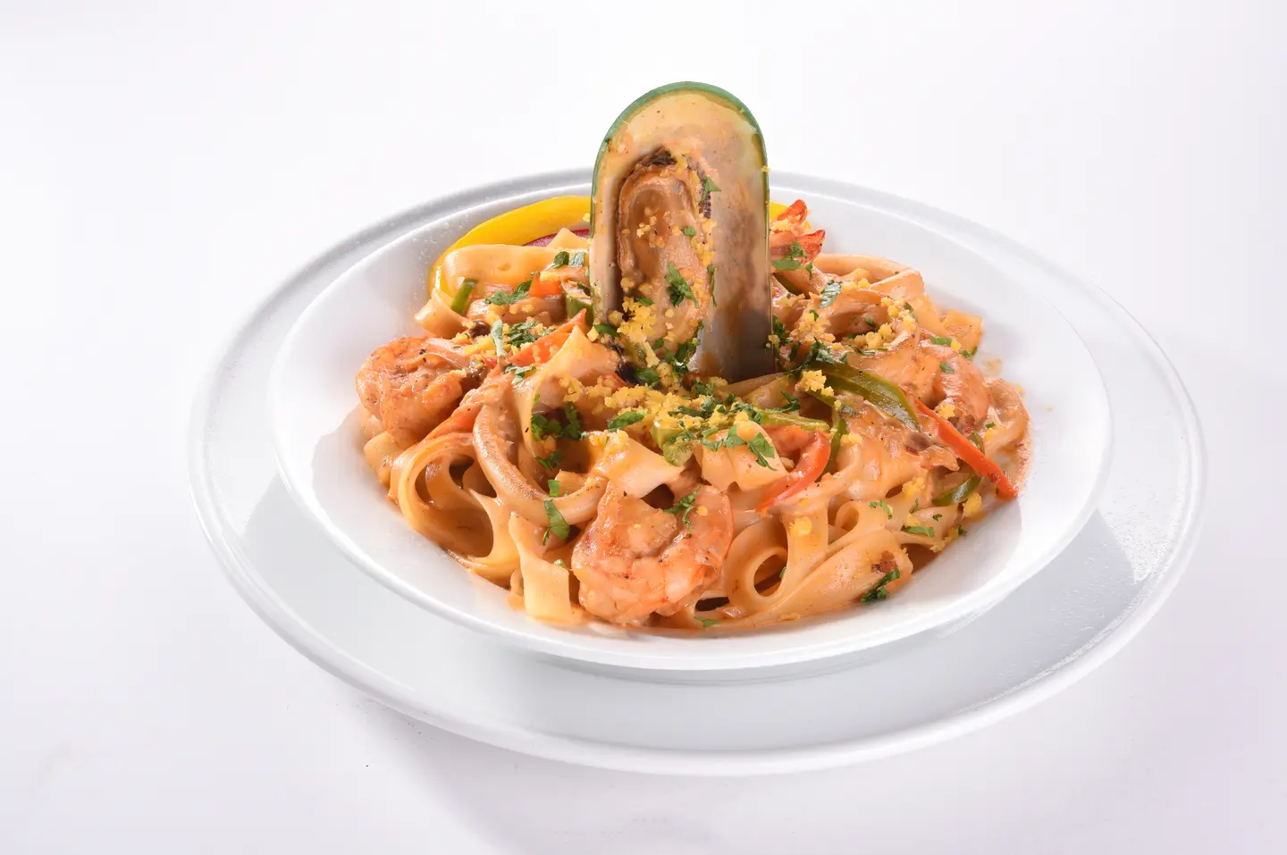 Seafood Pasta Alfredo