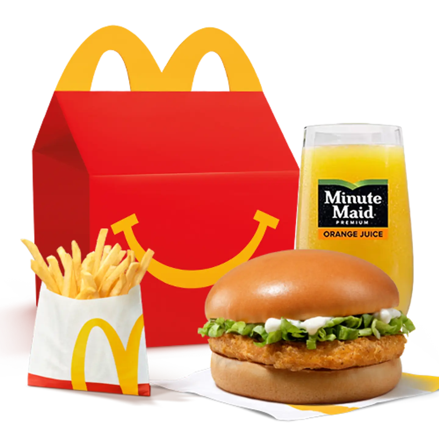 Happy Meal Chickenburger With Fries