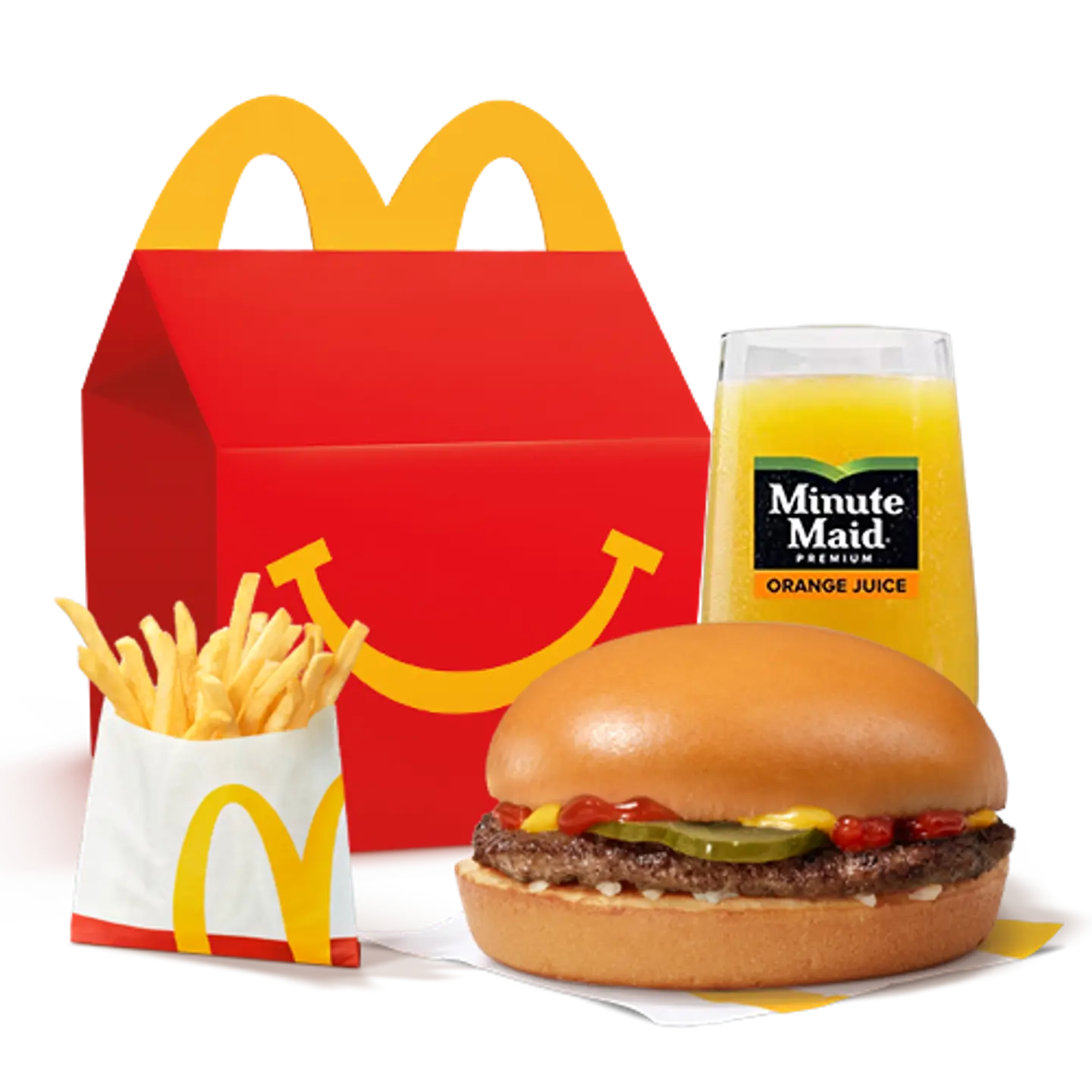 Happy Meal Beefburger With Fries