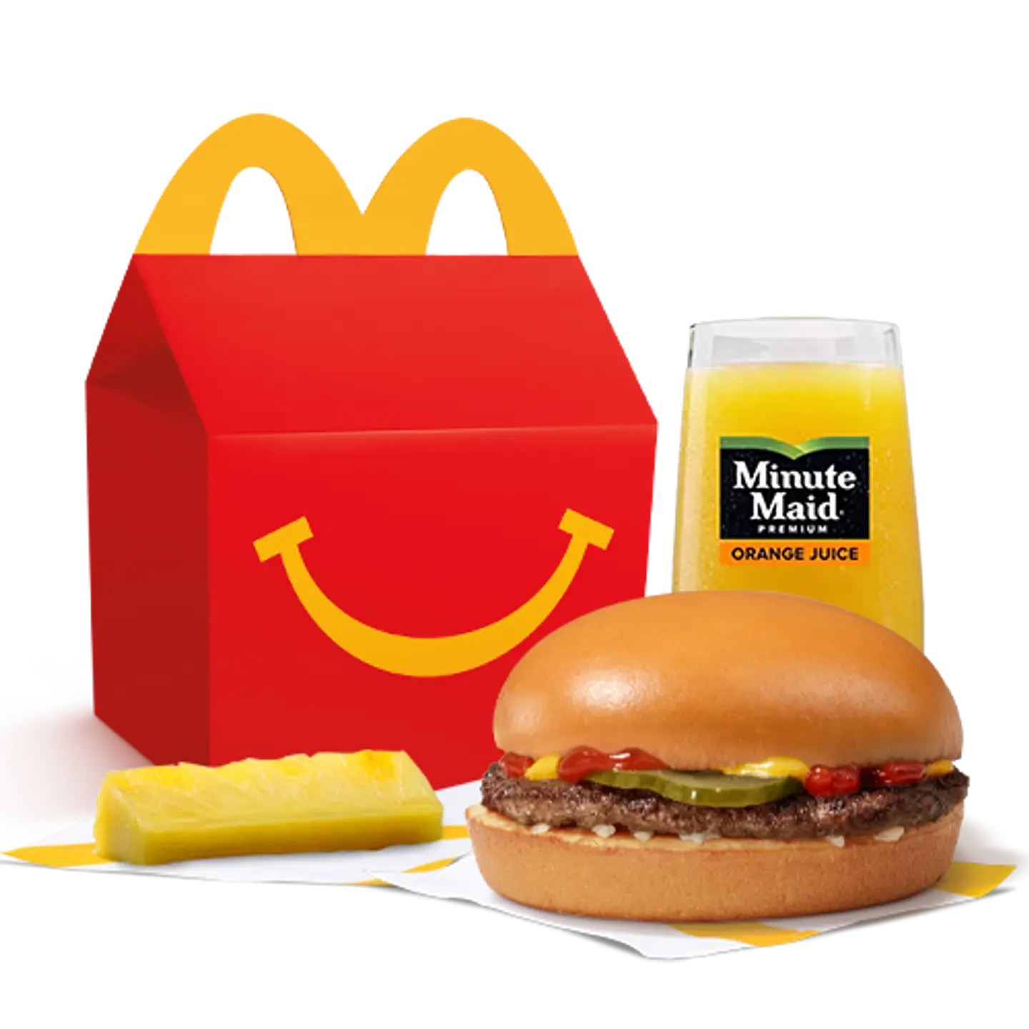 Happy Meal Beefburger With Pineapple