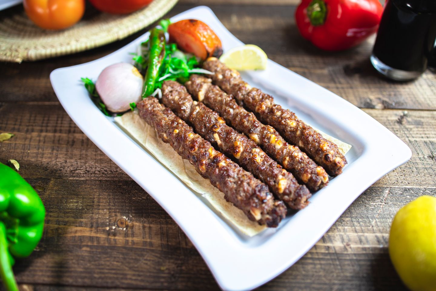 كباب بجبنة الحلوم