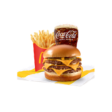 وجبة تريبل تشيزبرجر