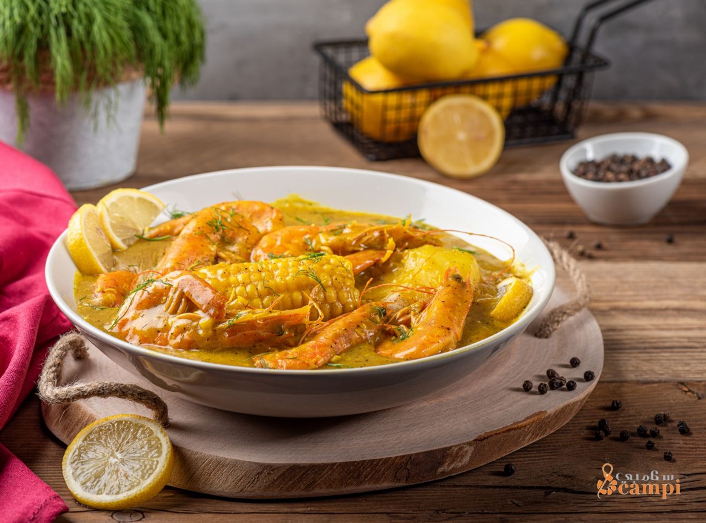 Shrimp With Lemon And Black Pepper
