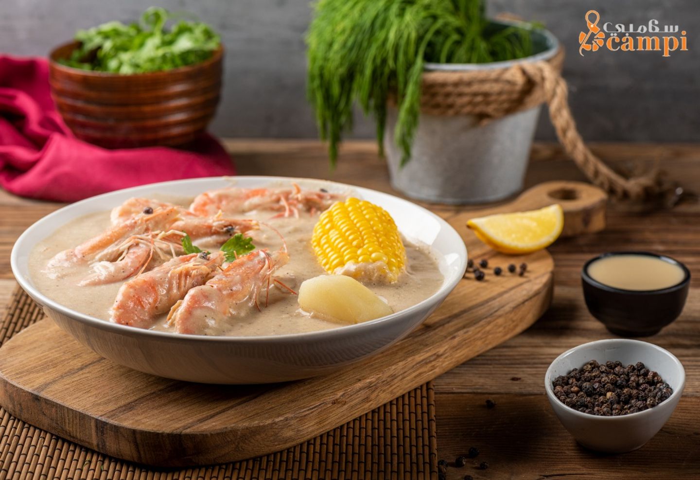 Tahina Shrimp