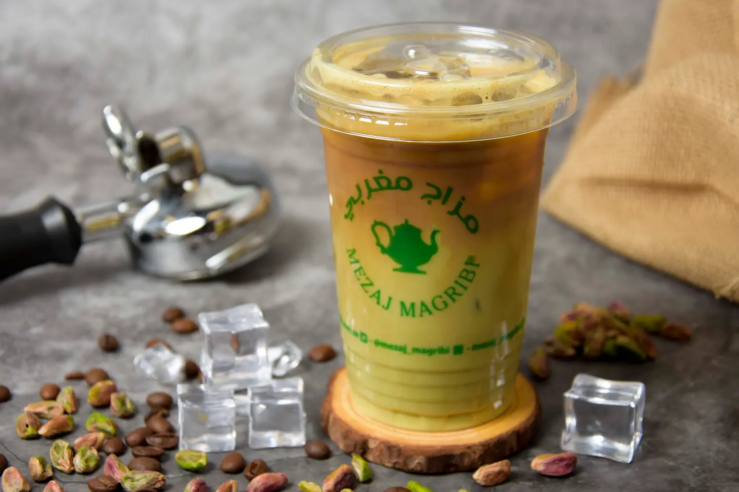 بستاشيو آيس لاتيه