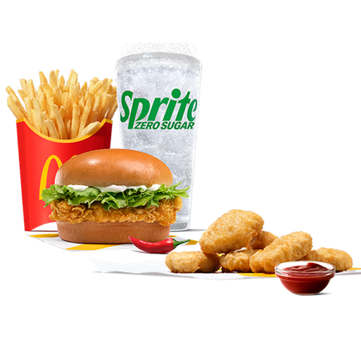 Large Mini Asian Meal With 6 Pc Mc Nuggets