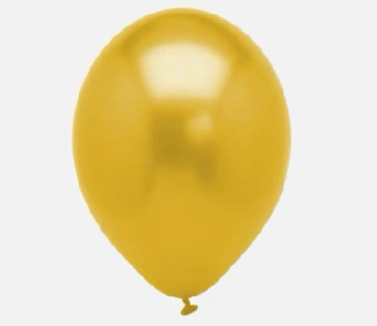 Yellow Helium Balloon