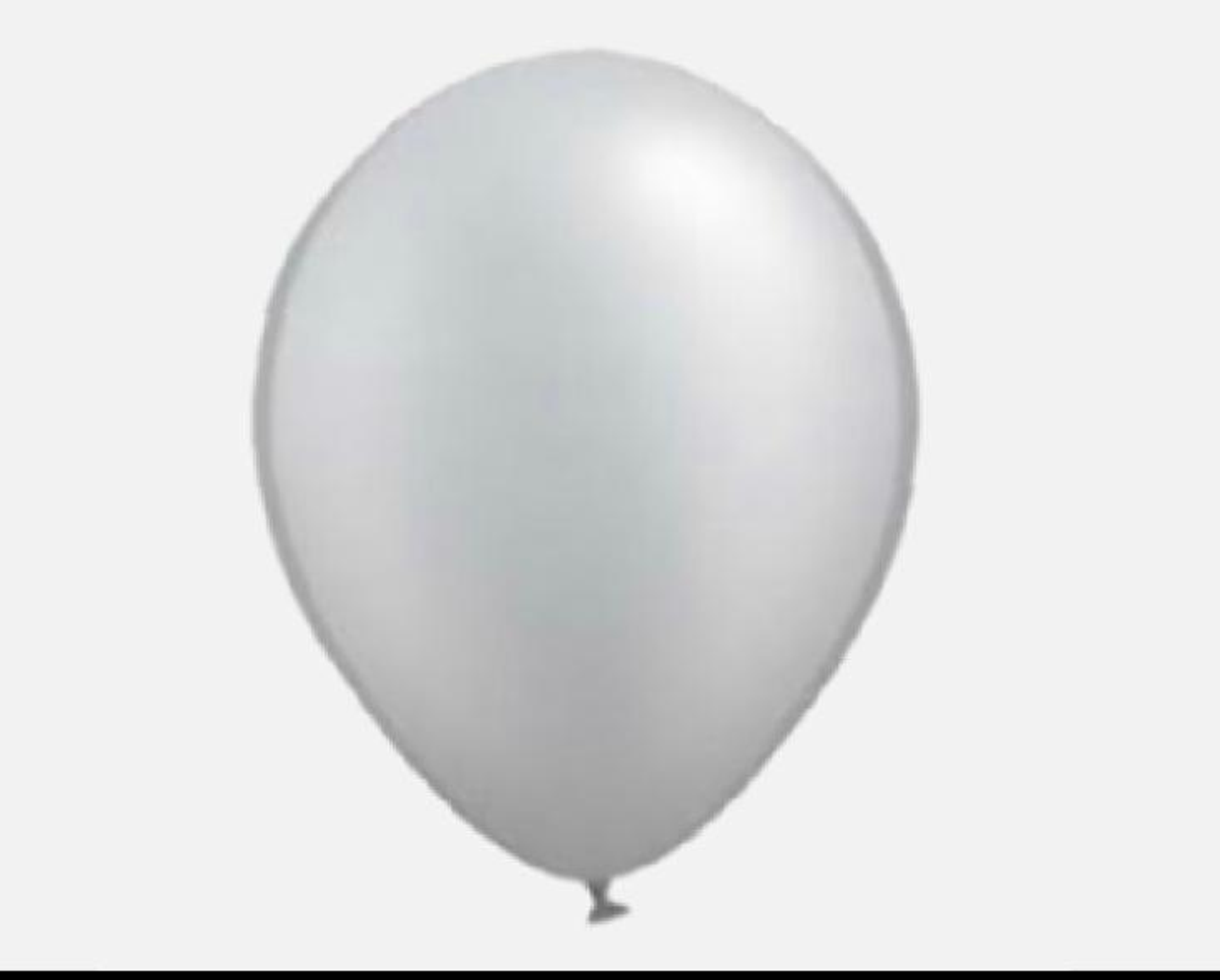 Gray Helium Balloon