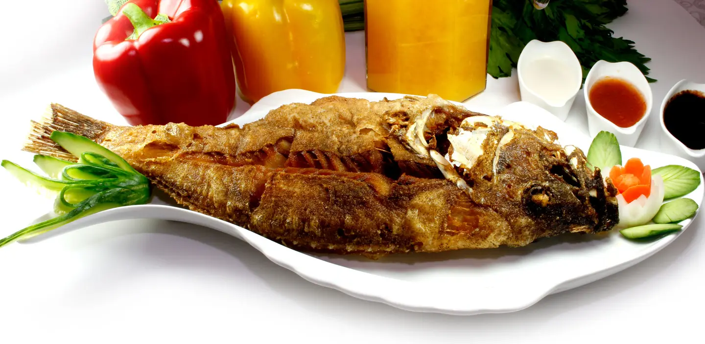 Fried Fish With Rice