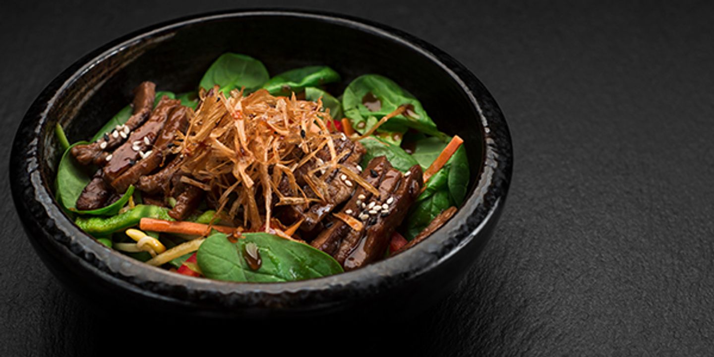 Beef Teriyaki Salad