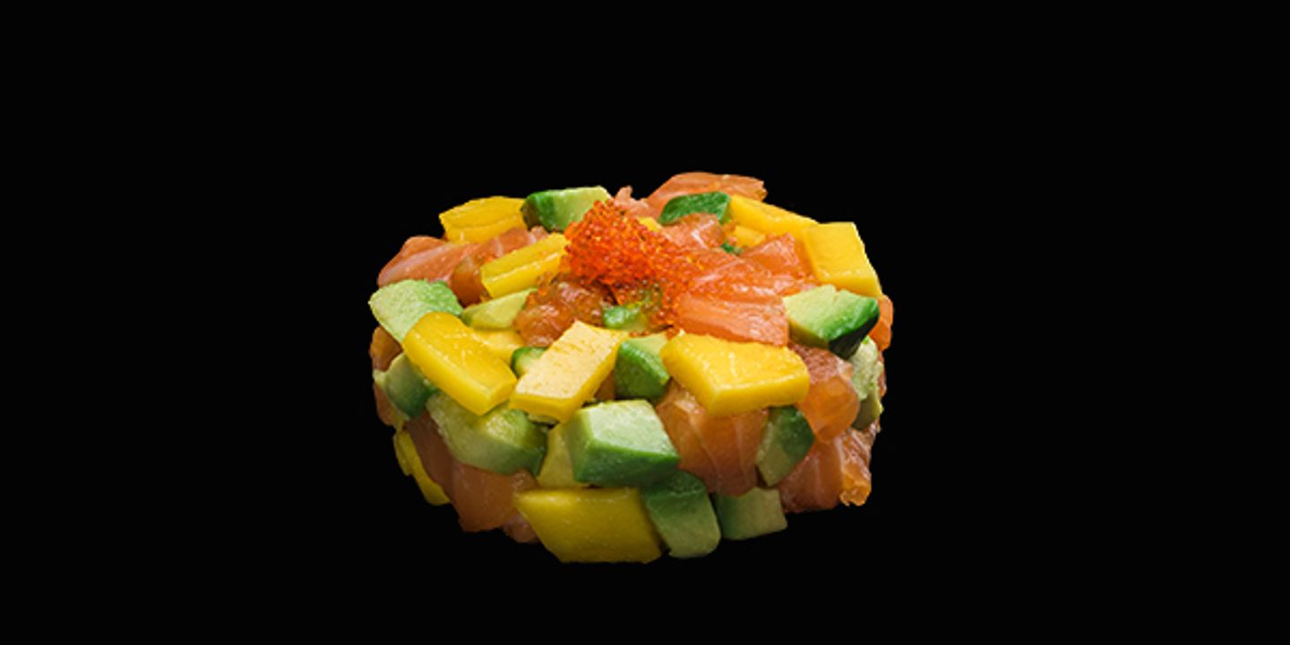 Salmon Tartare With Fruits