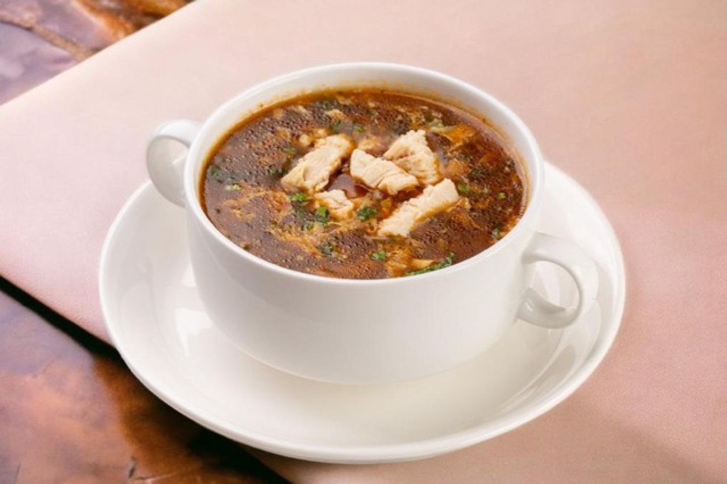Hot And Sour Chicken Soup