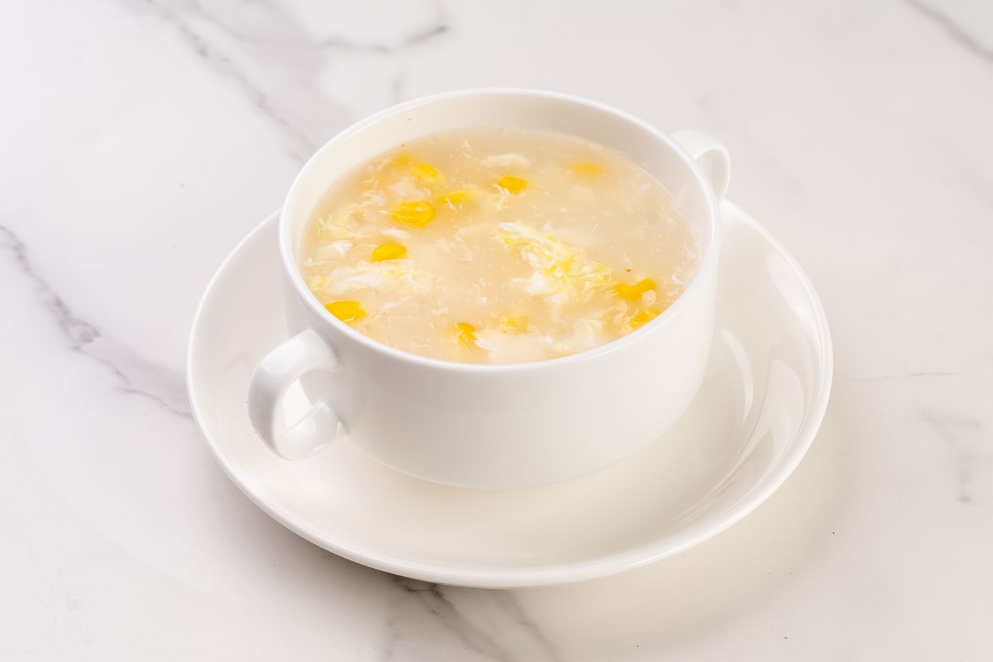 Sweet Corn With Vegetable Soup