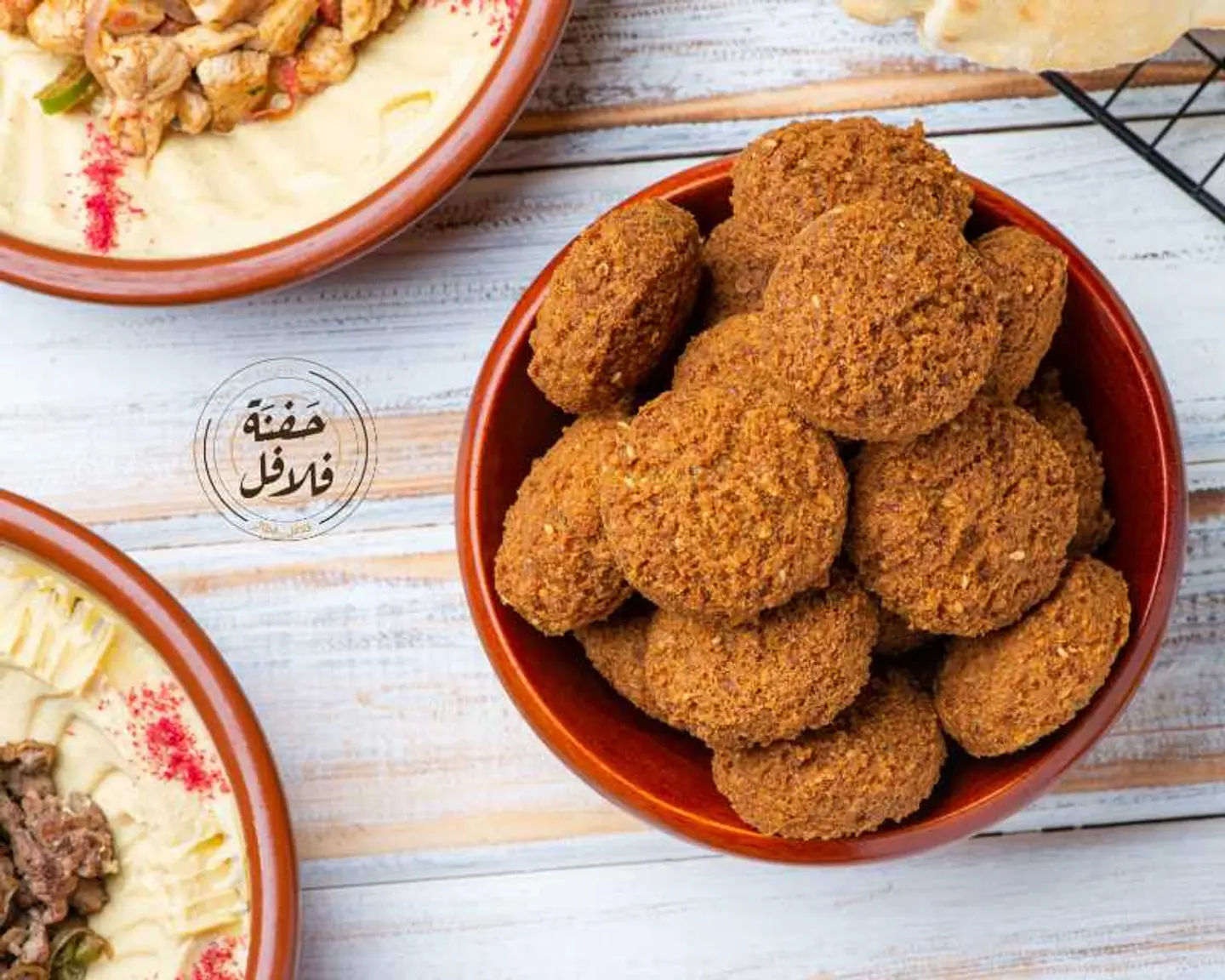 4 قطع فلافل