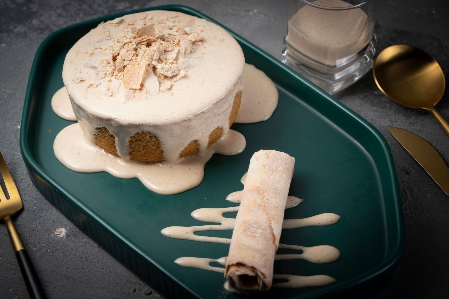Kuwaiti Drabbel Cake