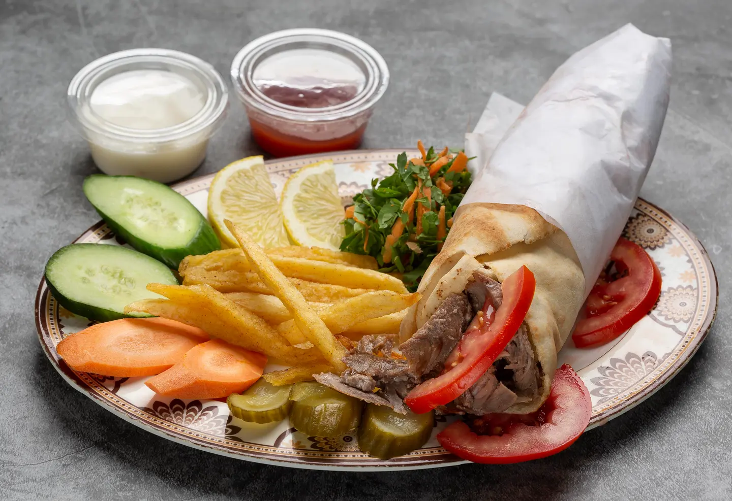 Meat Shawarma Sandwich