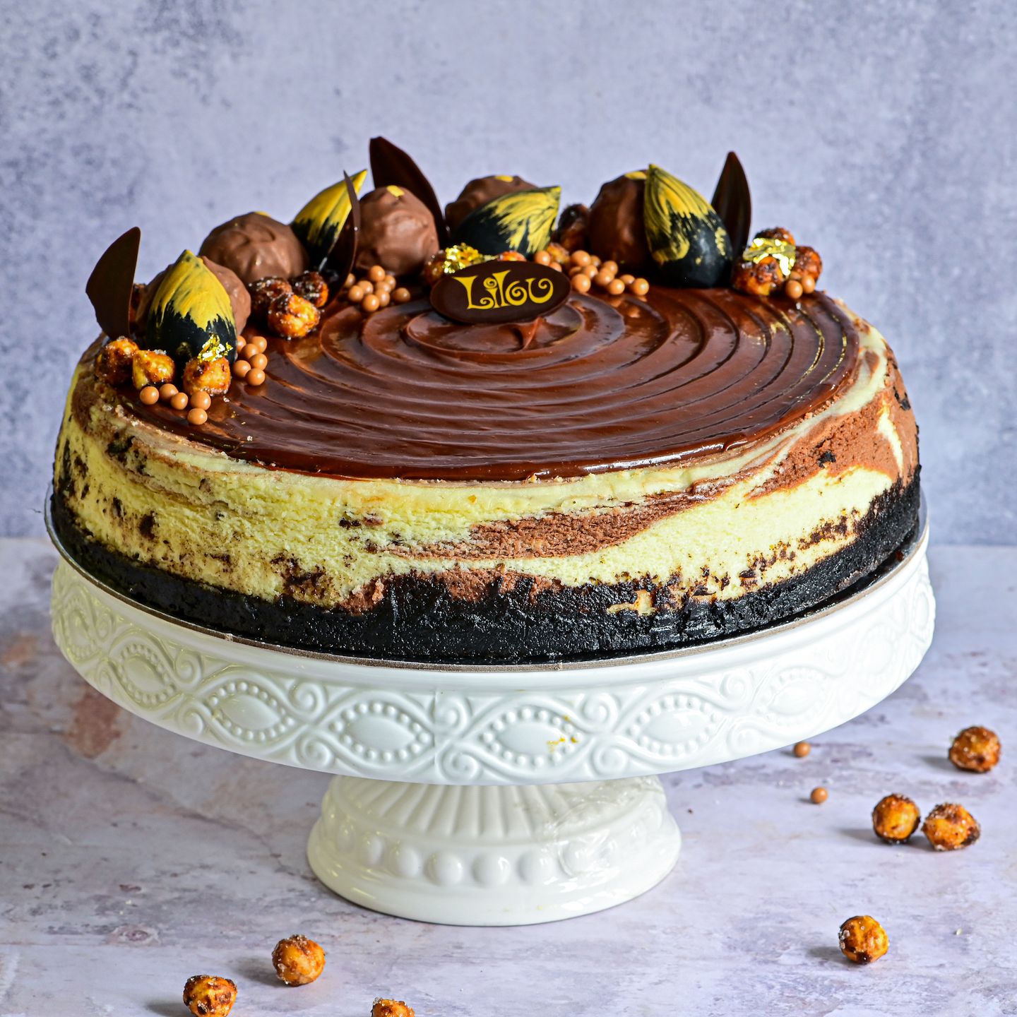 Ferrero Marble Cheesecake