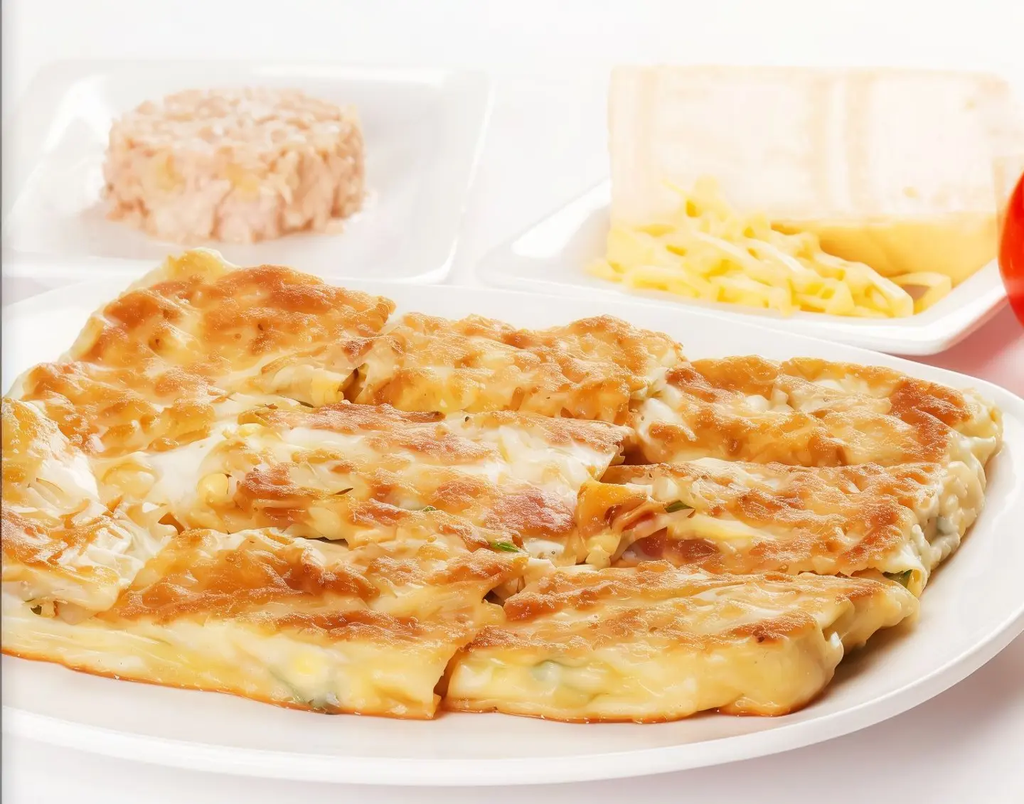 مطبق تونة وجبن شيدر