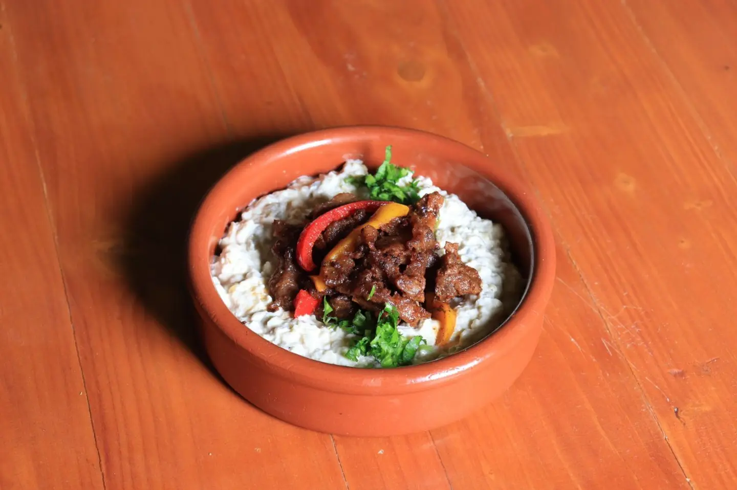 Mtabbal With Meat