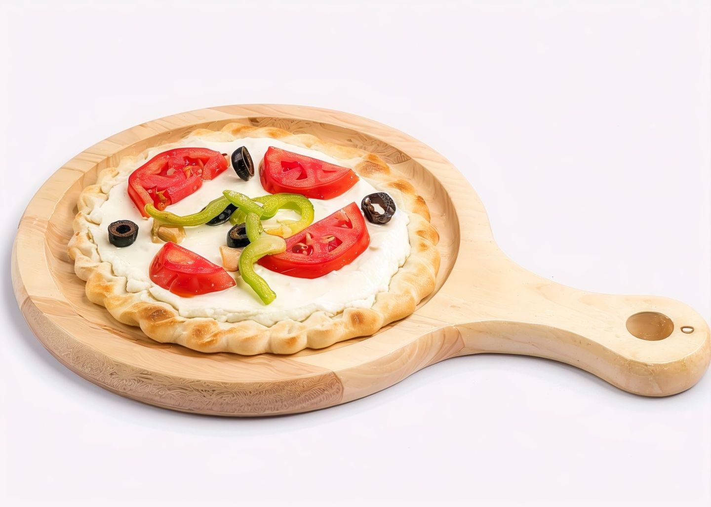 Labneh Manakeesh With Vegetables