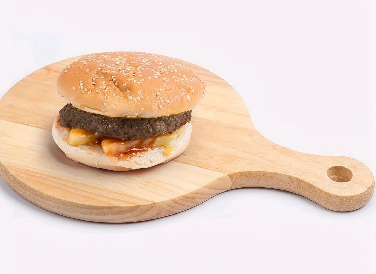 Beef Burger With Cheese