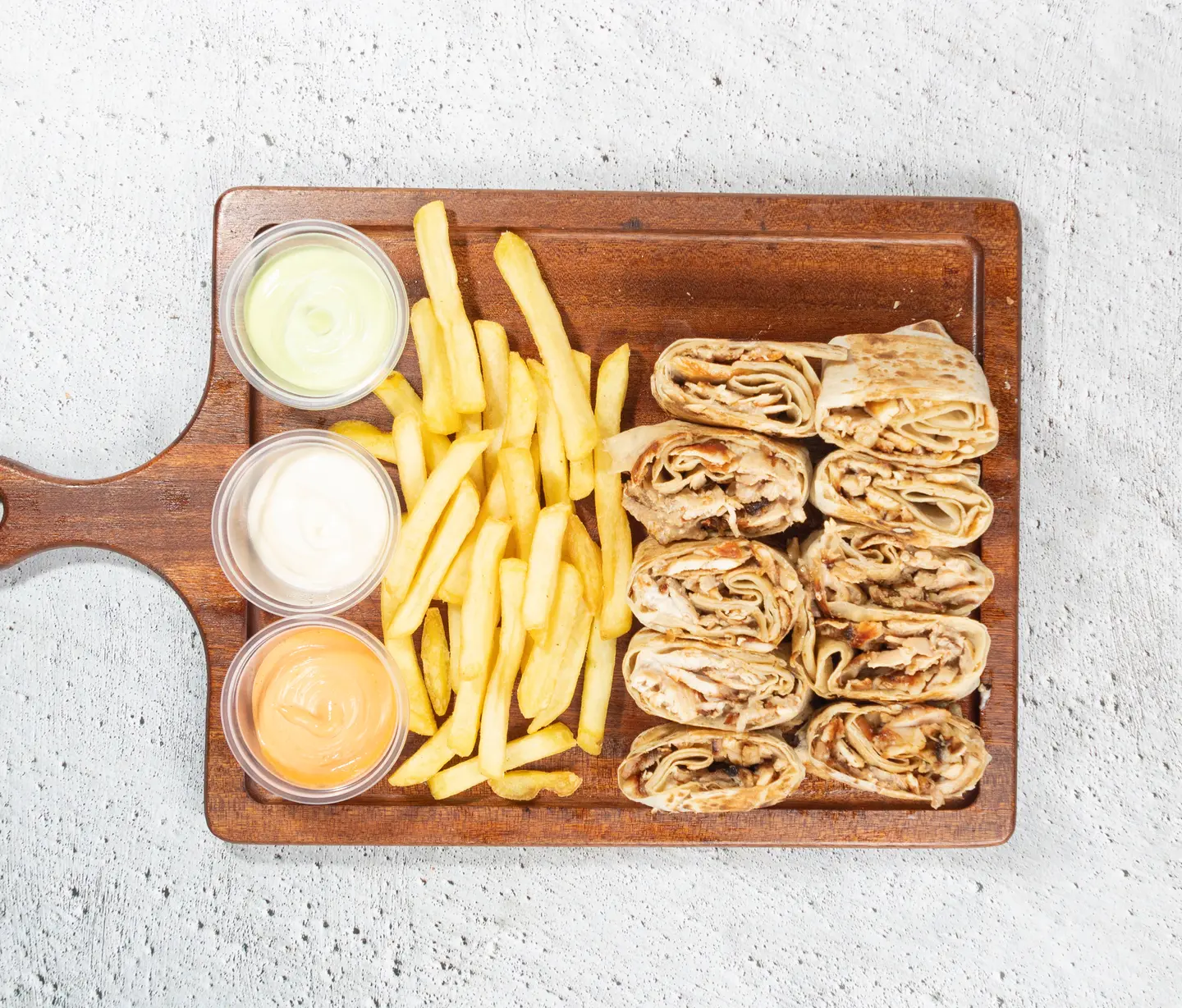 وجبة شاورما عربي