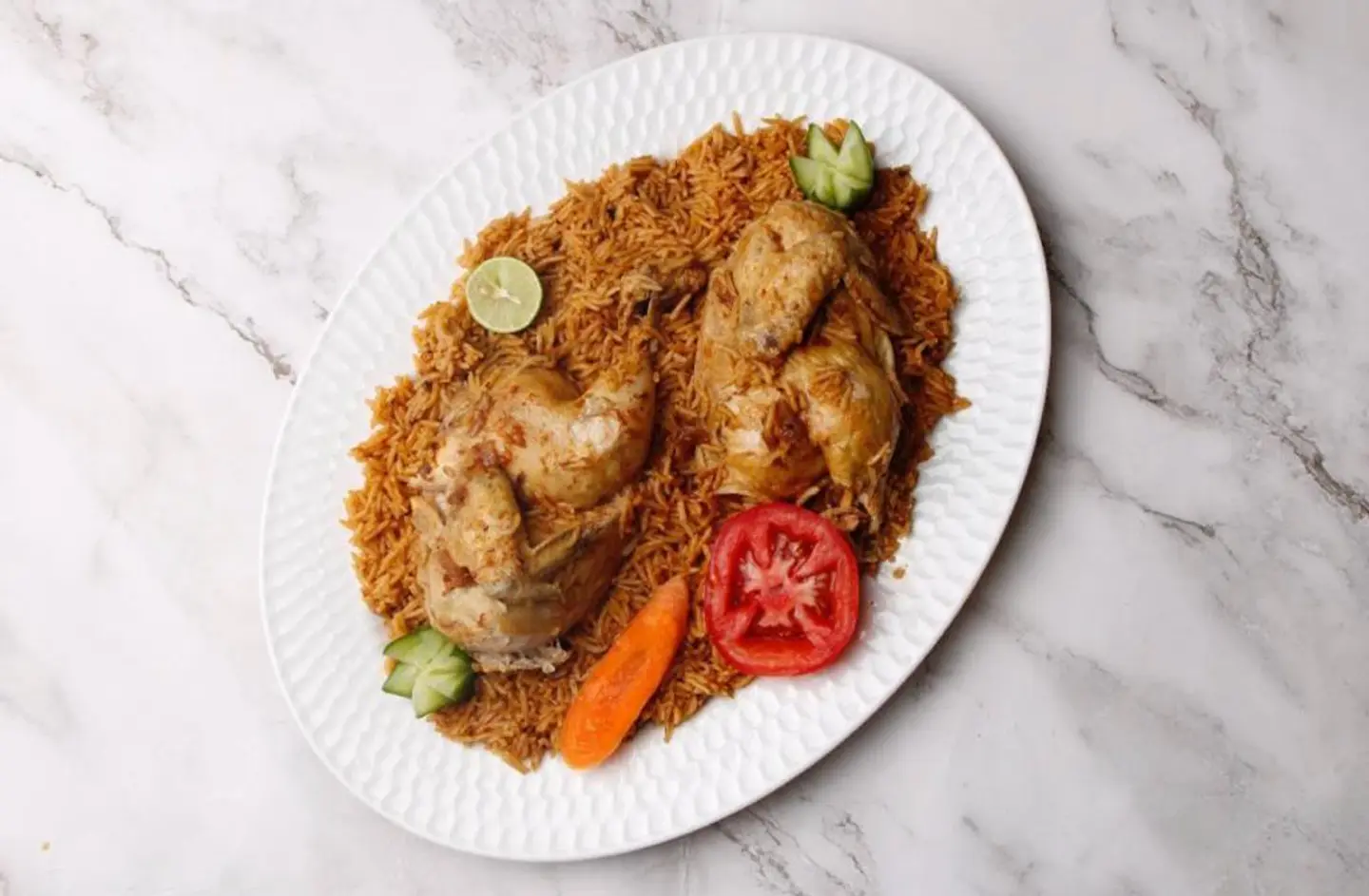 حبه دجاج مظغوط مع الرز