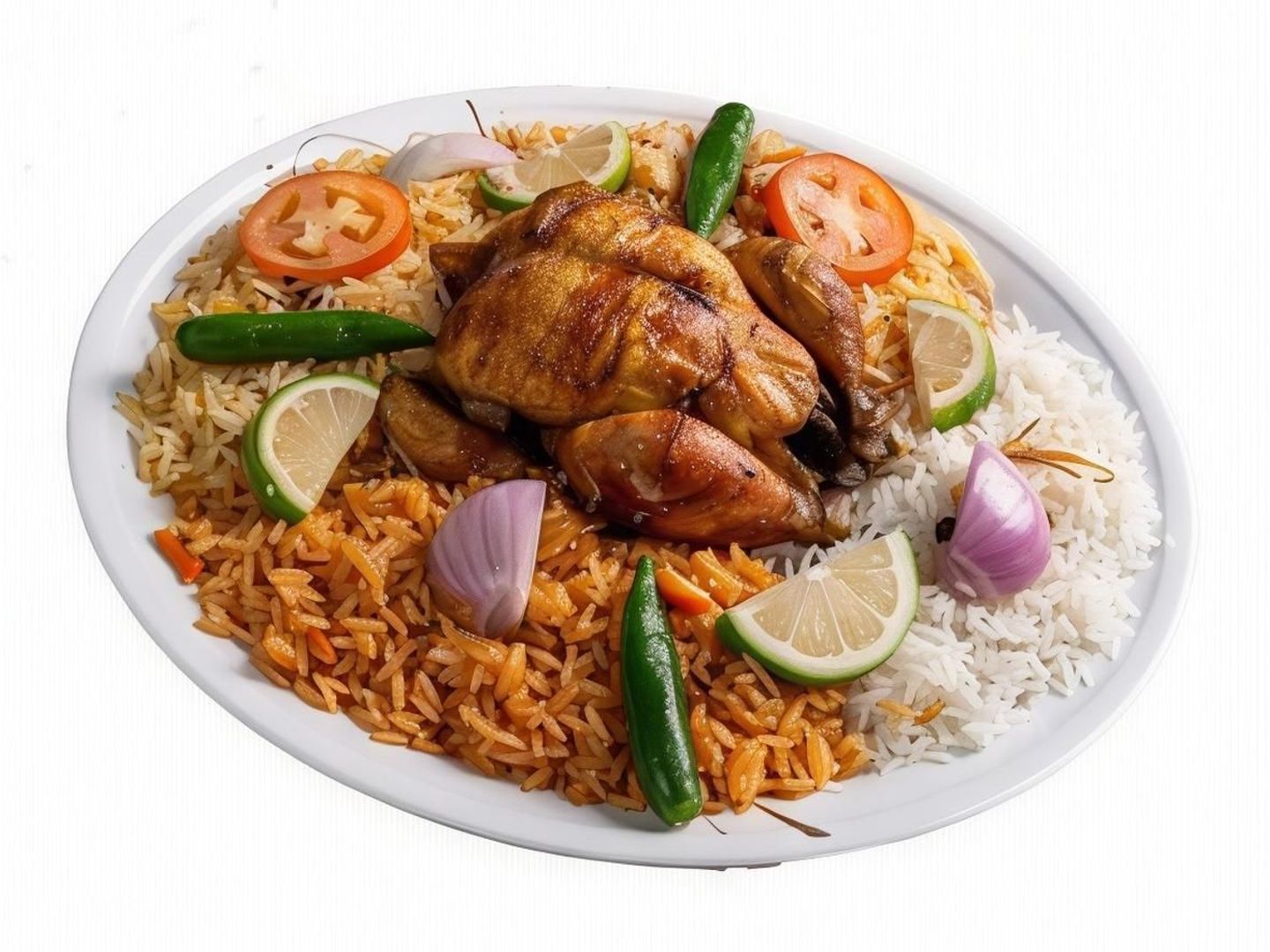 حبة شواية مع أرز
