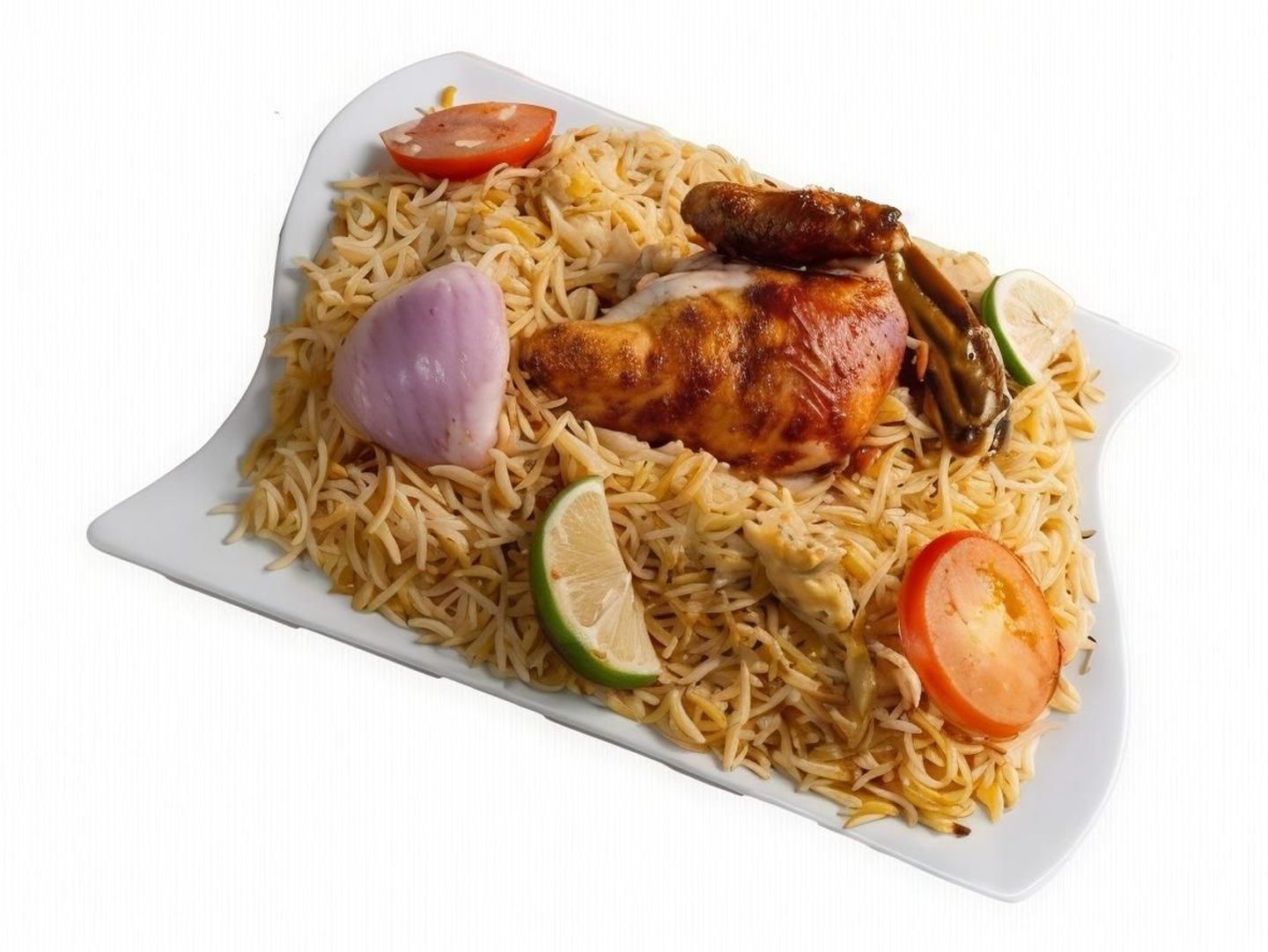 ربع كبسة مع أرز مبهر