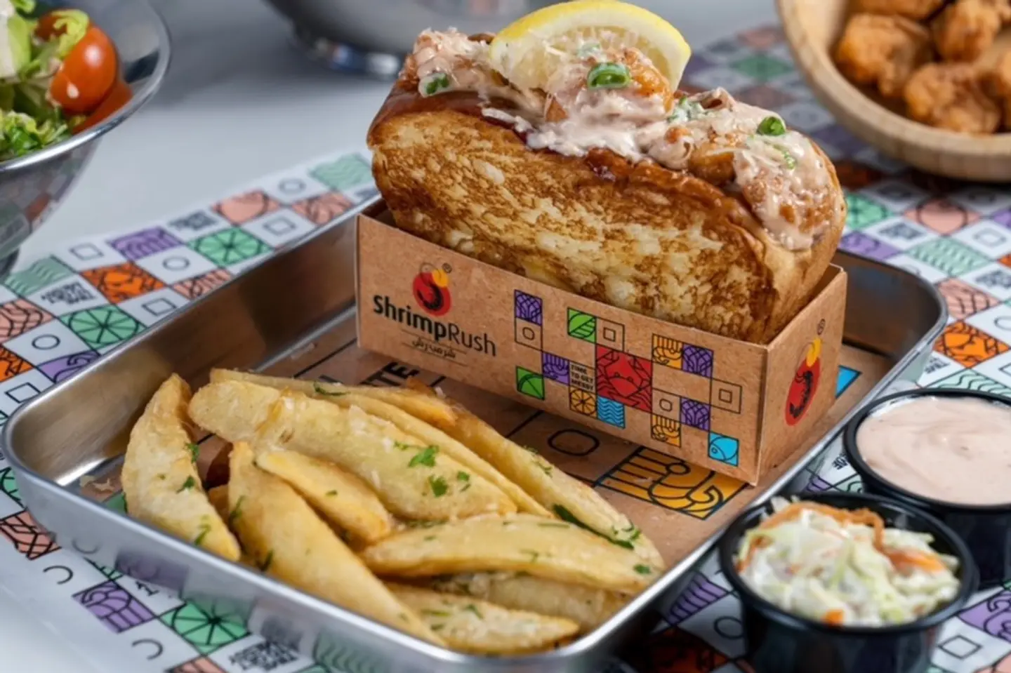 Shrimp Roll Meal