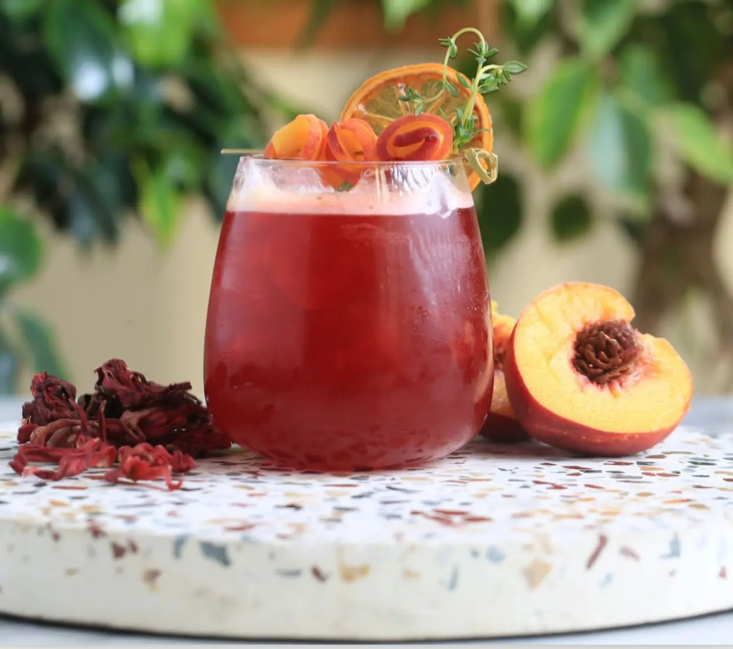 Peach & Hibiscus Tea
