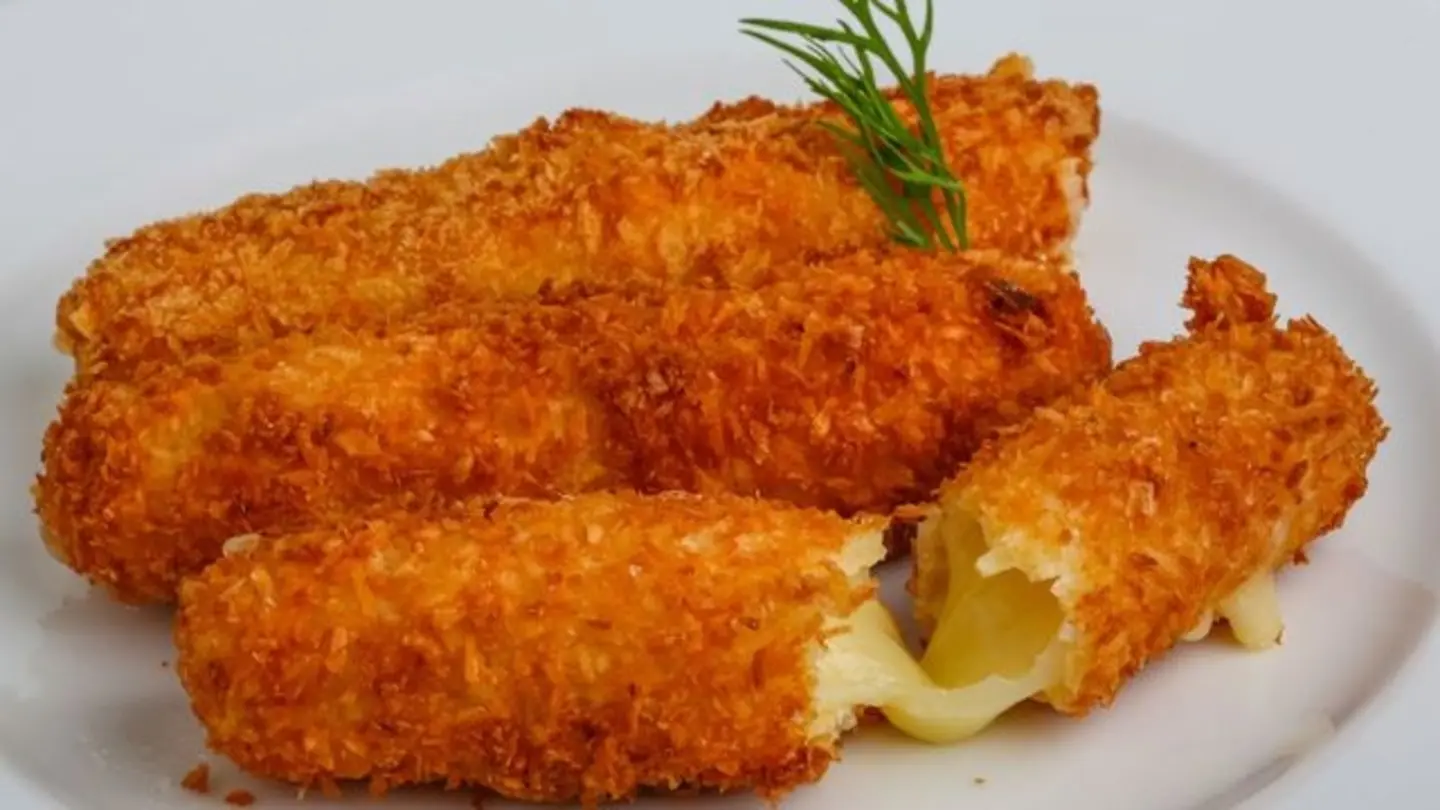 أصابع دجاج مع الجبن