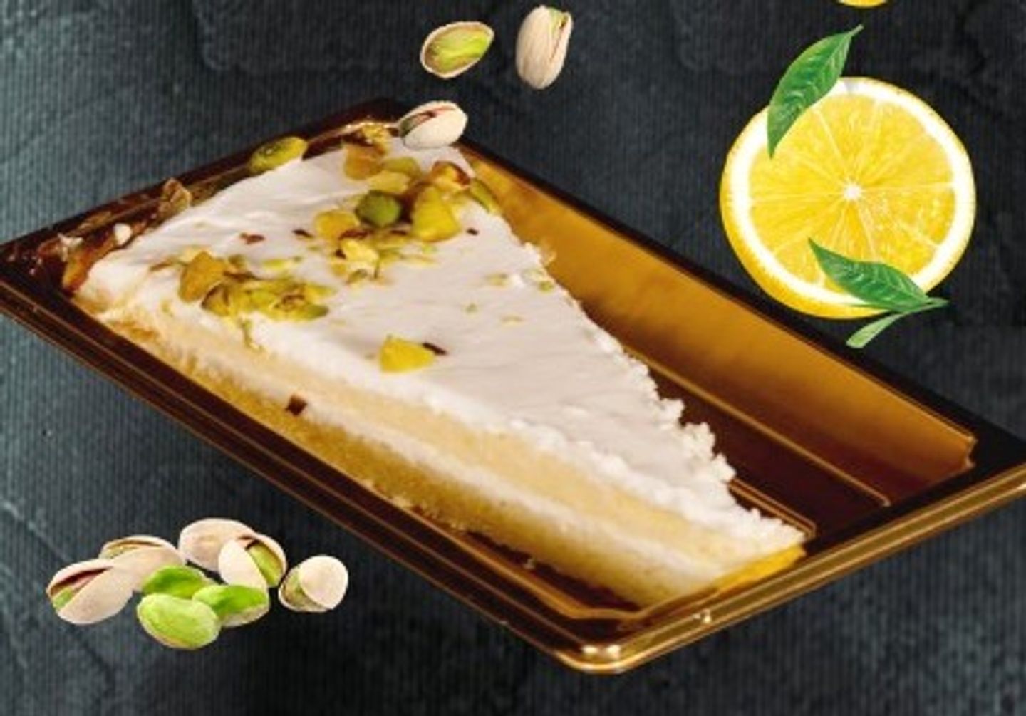 Lemon Cheesecake With Pistachio ‏