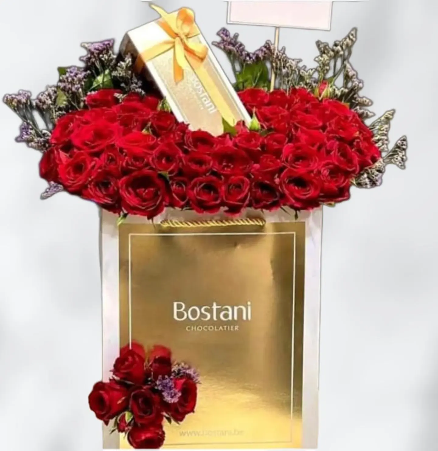 Roses With Luxurious Chocolate