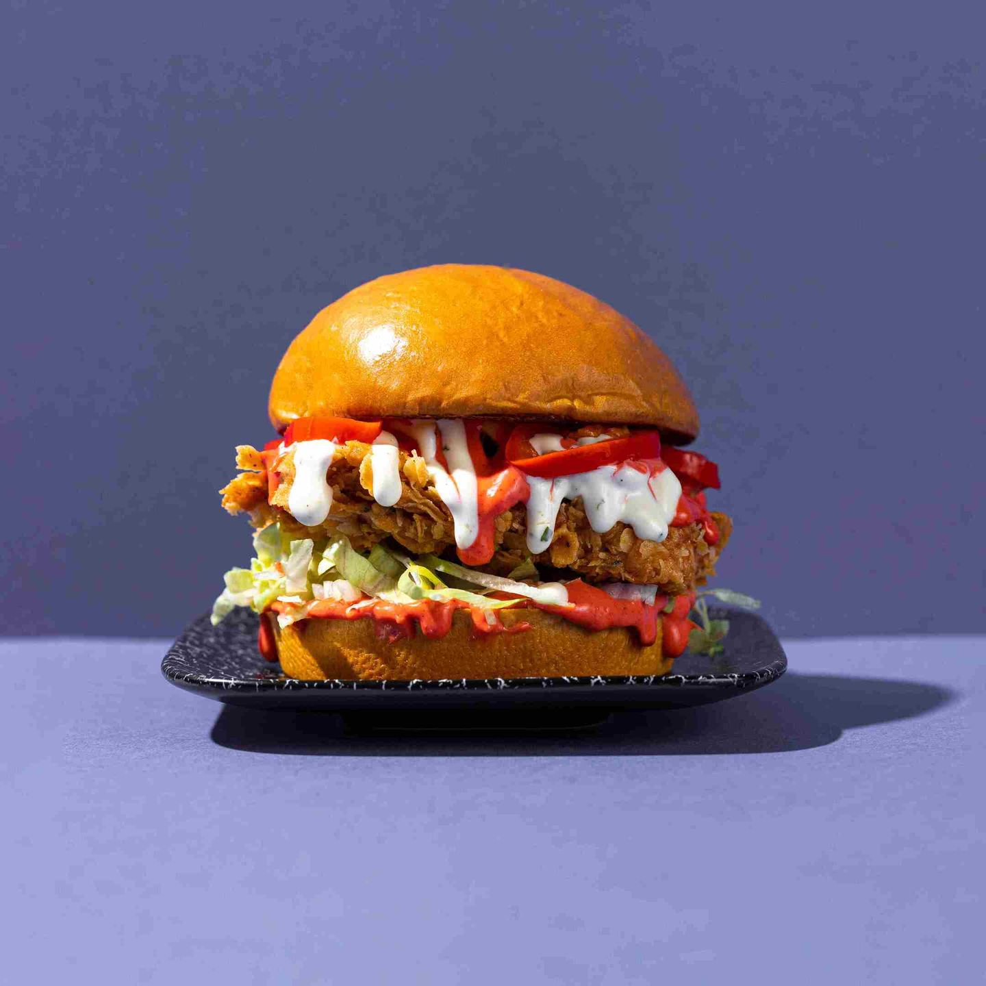 Raspberry Chicken Burger