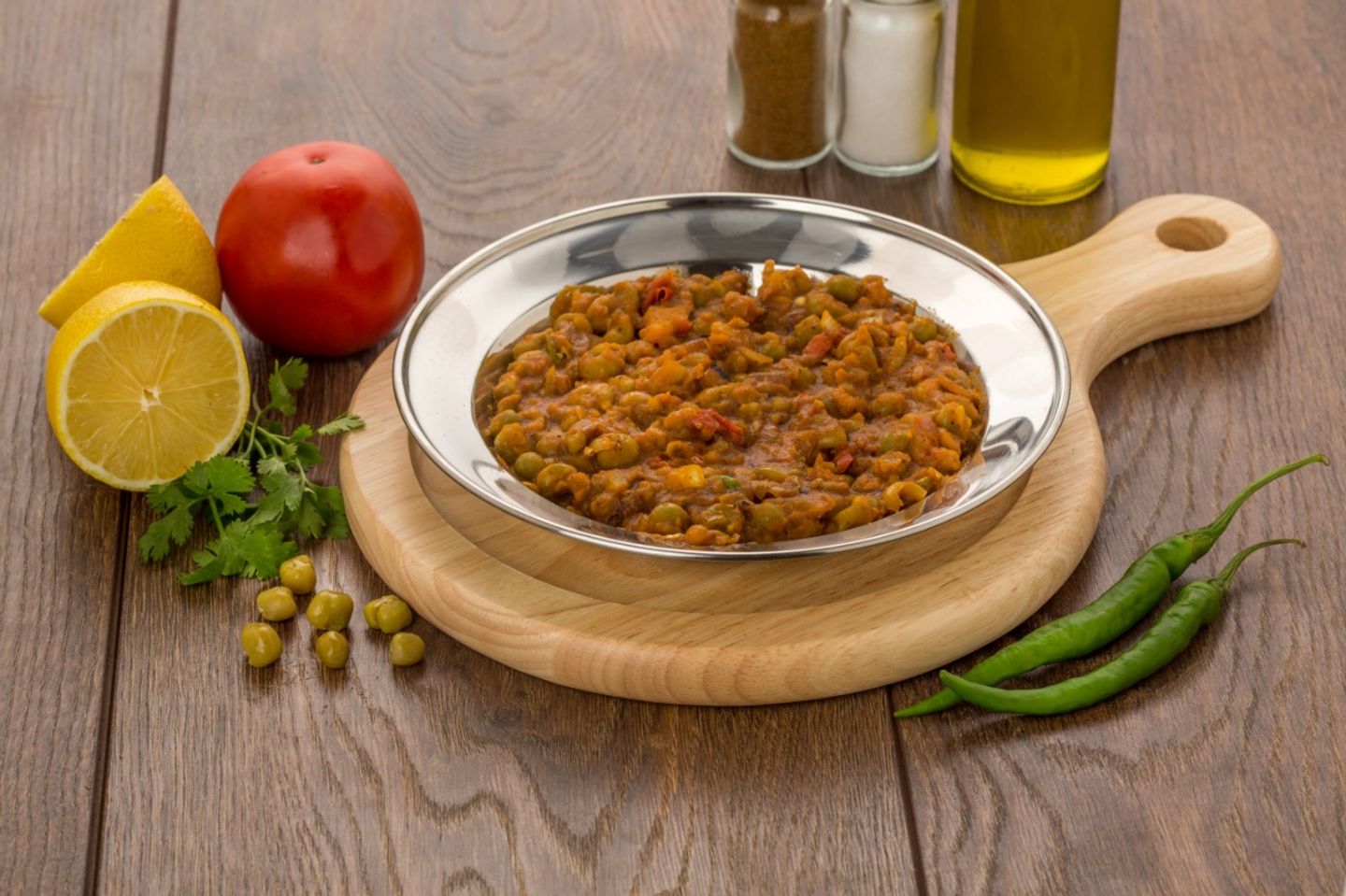 بازلاء بالبيض