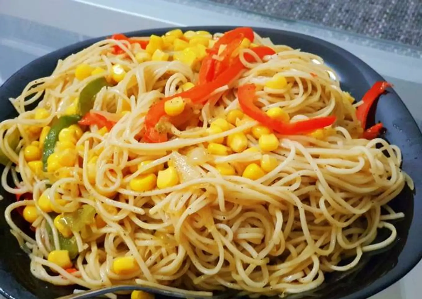 شعيرية بالخضار
