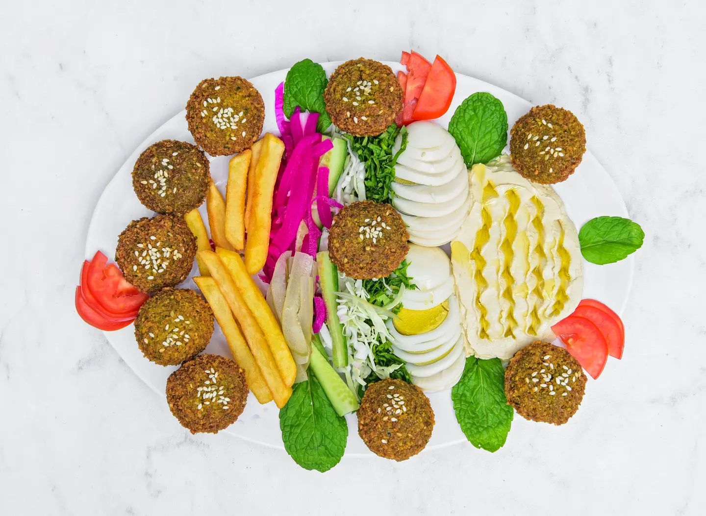 Mixed Falafel Dish