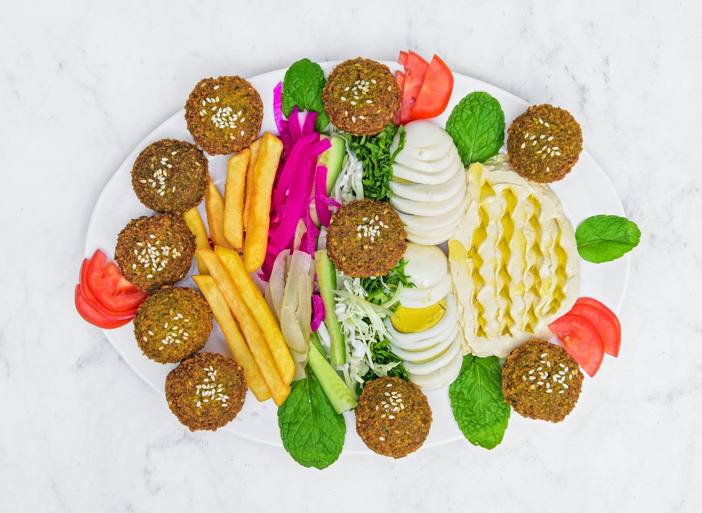 Mixed Falafel Dish