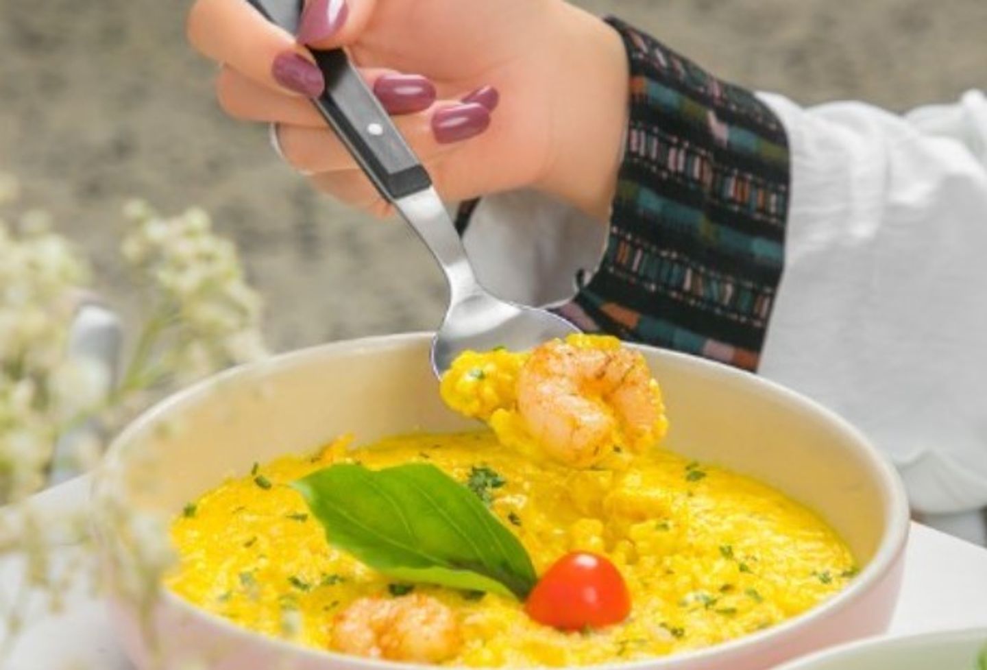 Saffron Roseto Shrimp