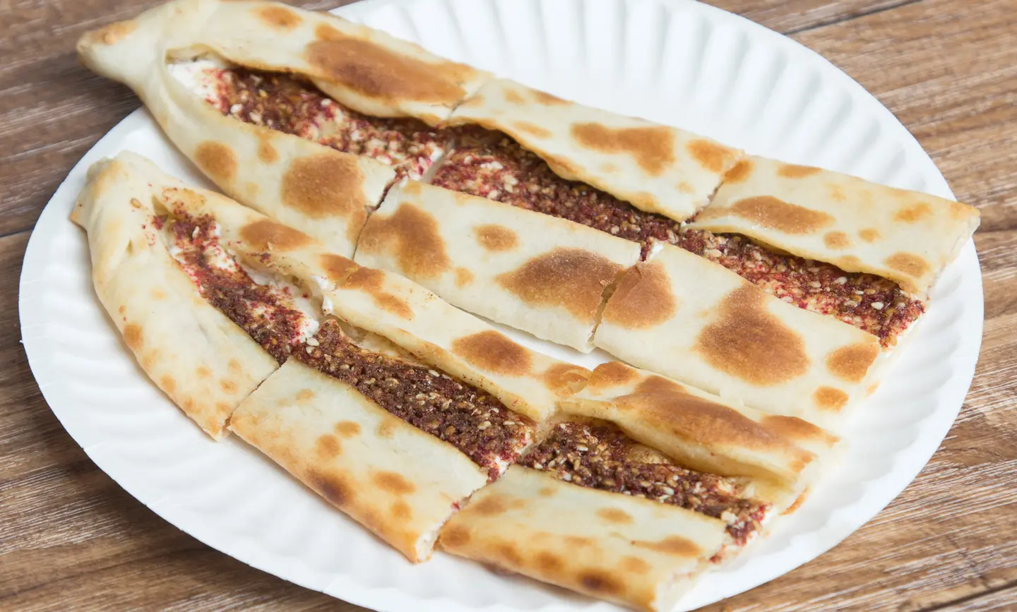 فطيرة لبنة وزعتر
