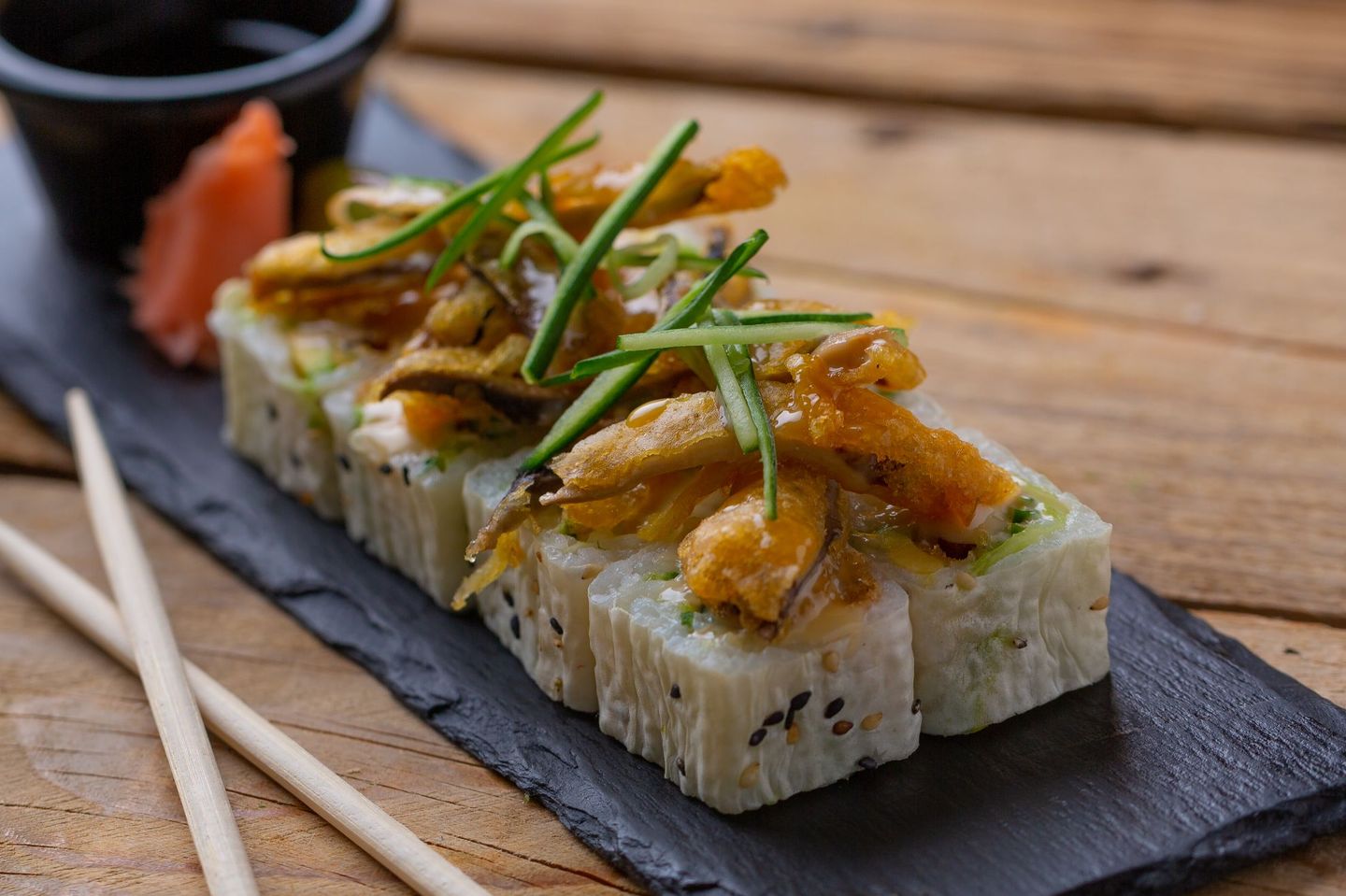 Crunchy Mushroom Maki