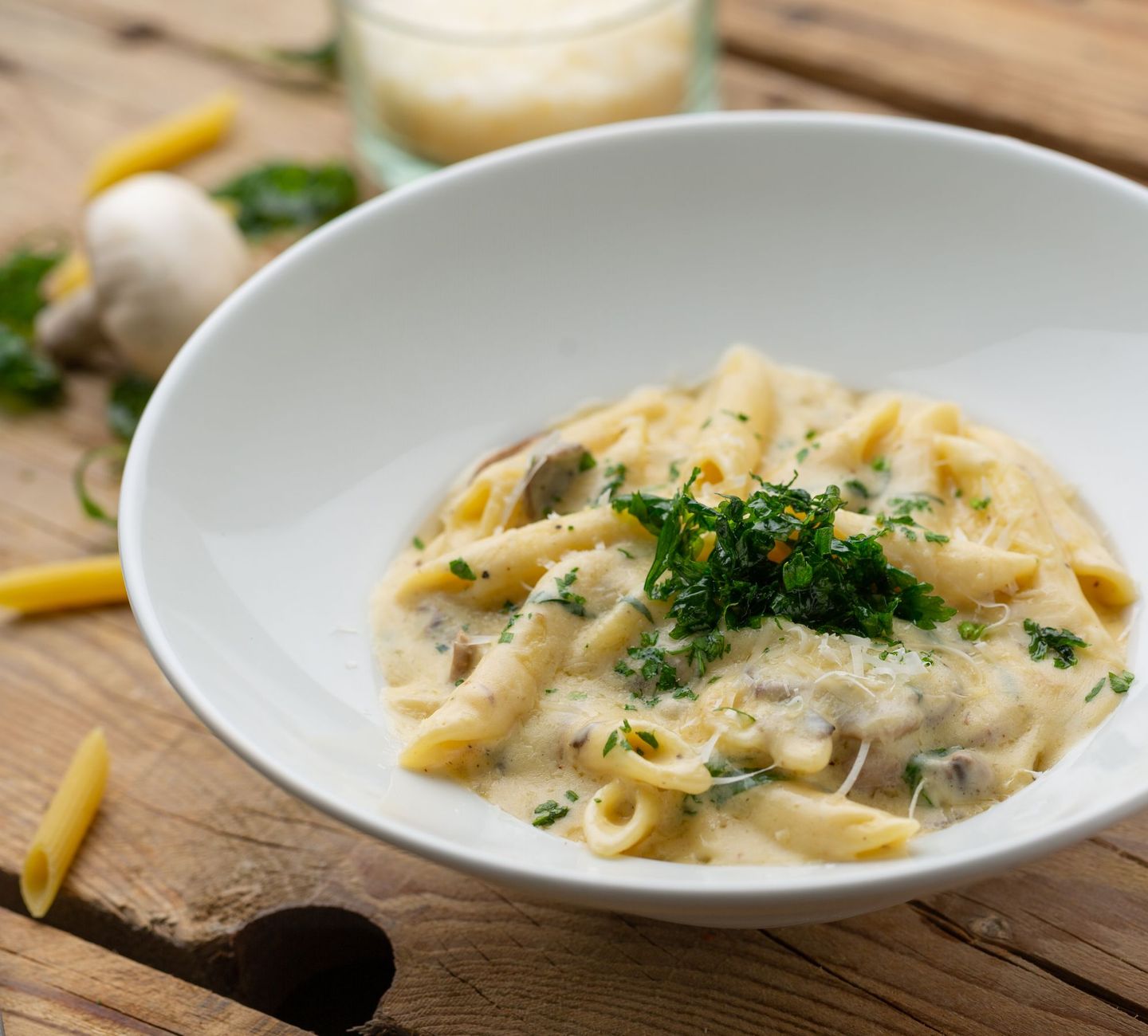 Cheesy Mushroom