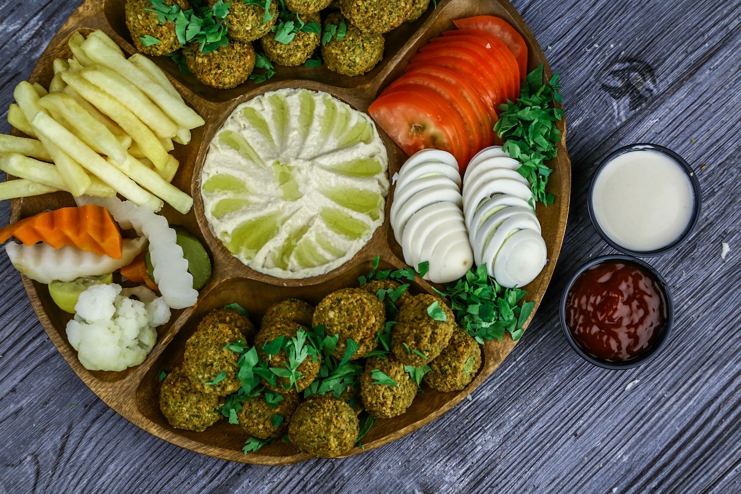 صحن فلافل