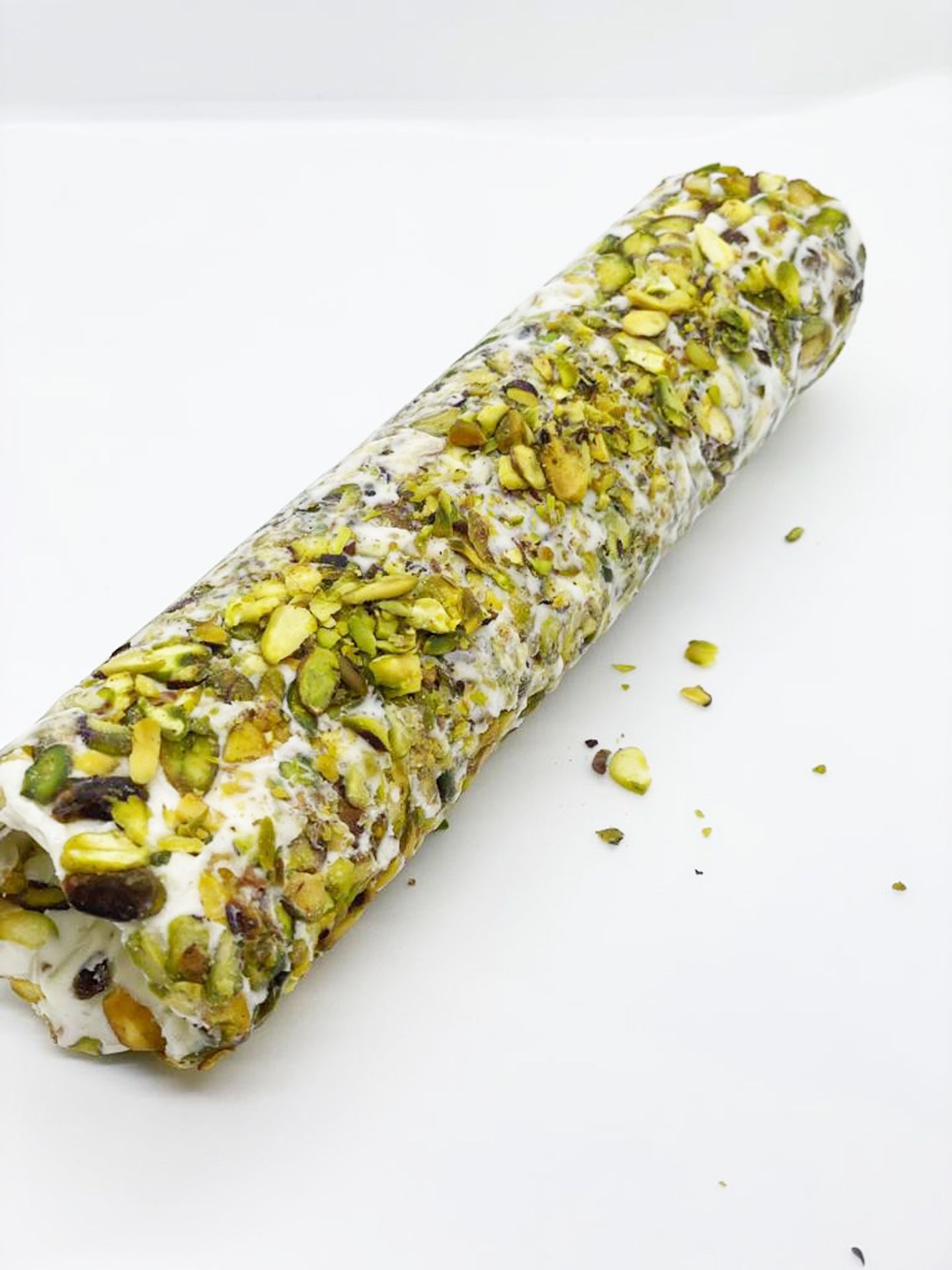 Arabic Ice Cream Roll With Cream And Pistachio