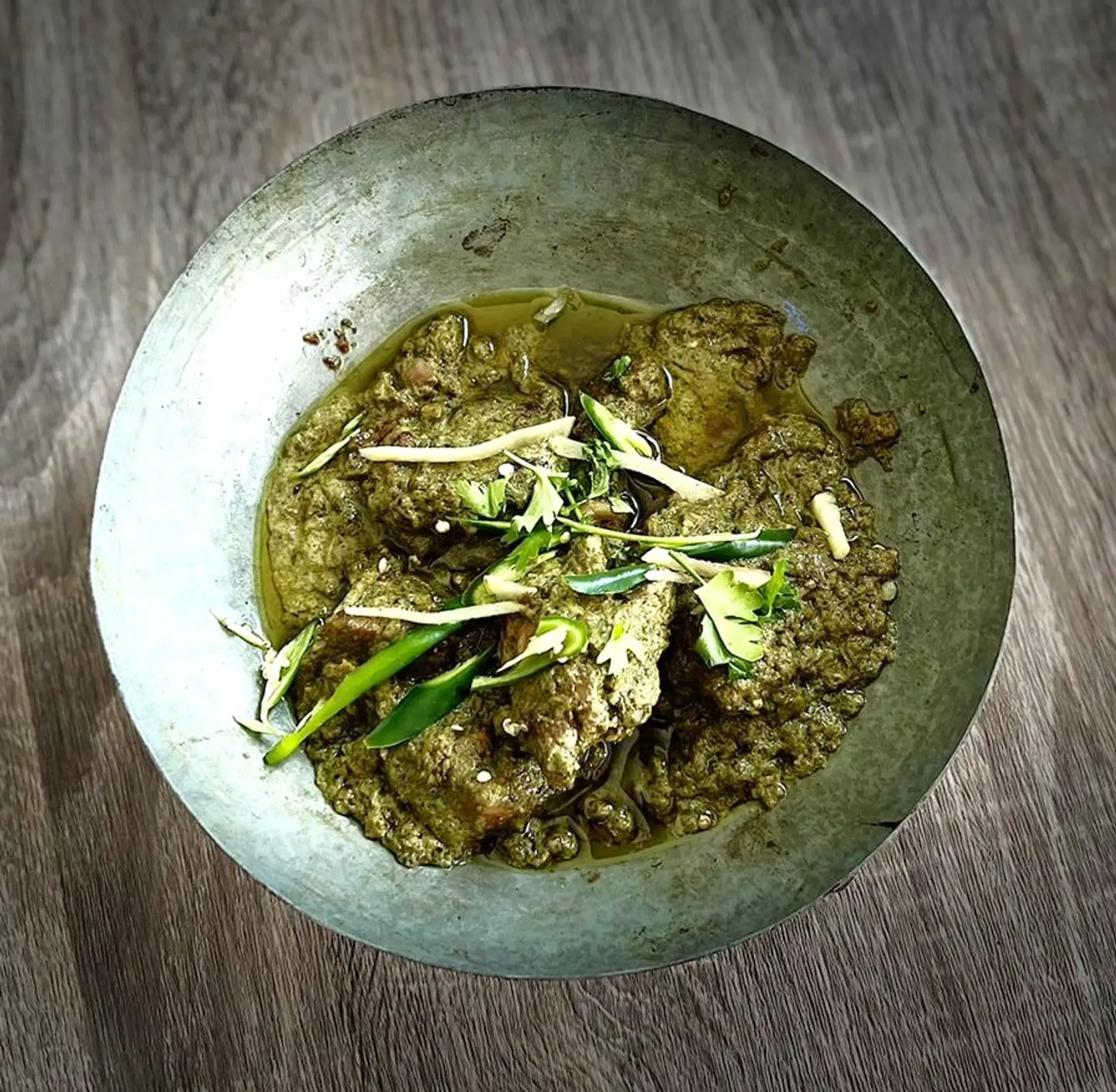 Green Chicken Karahi