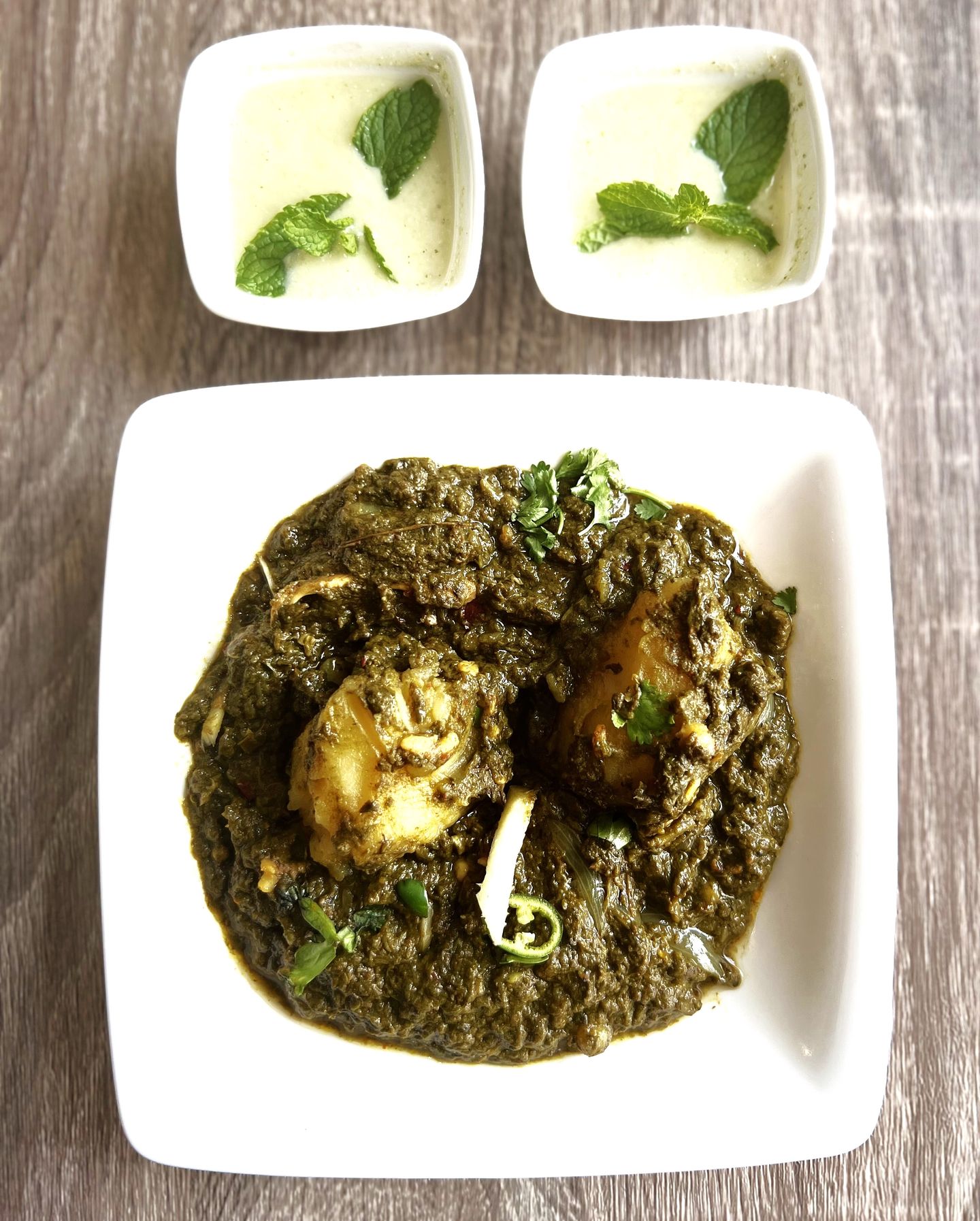 Spinach With Potatoes