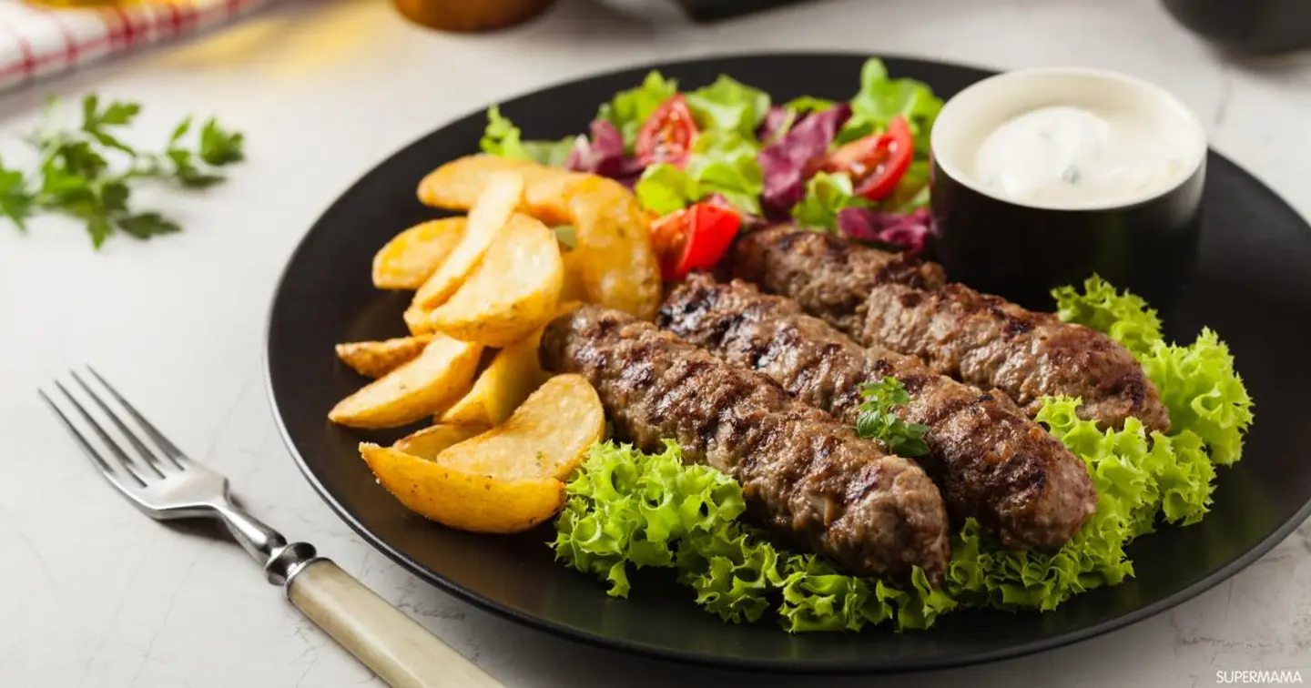 صحن كفتة لحم
