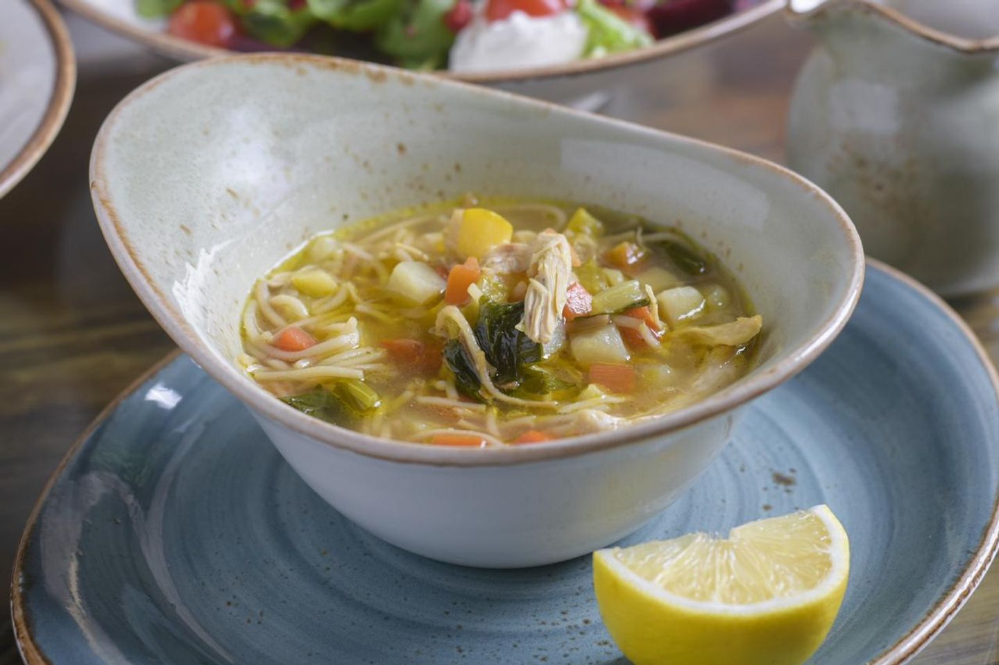 شوربة كريمة الدجاج
