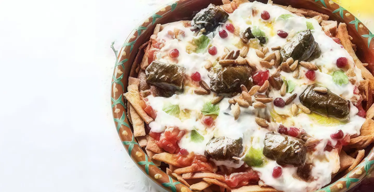 فتة ورق عنب